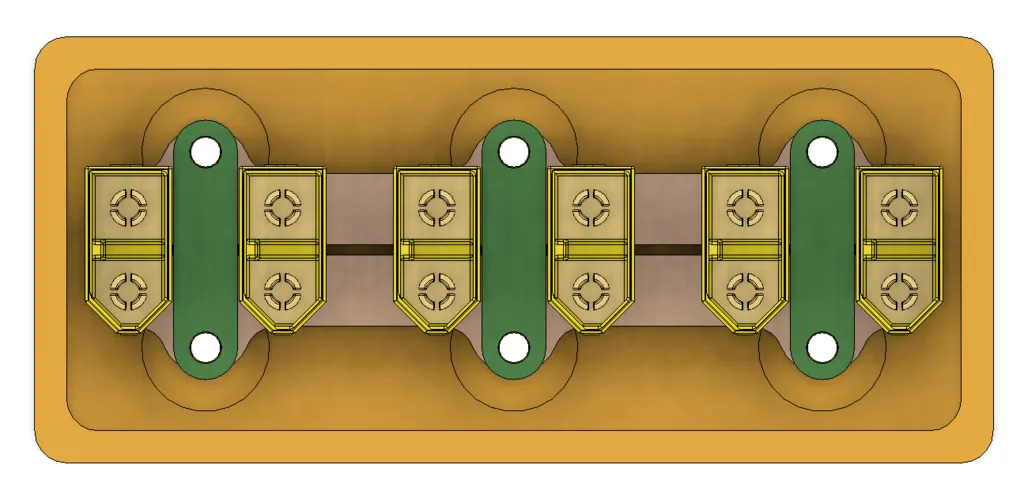 Bảng phân phối điện XT-60 với thanh đồng