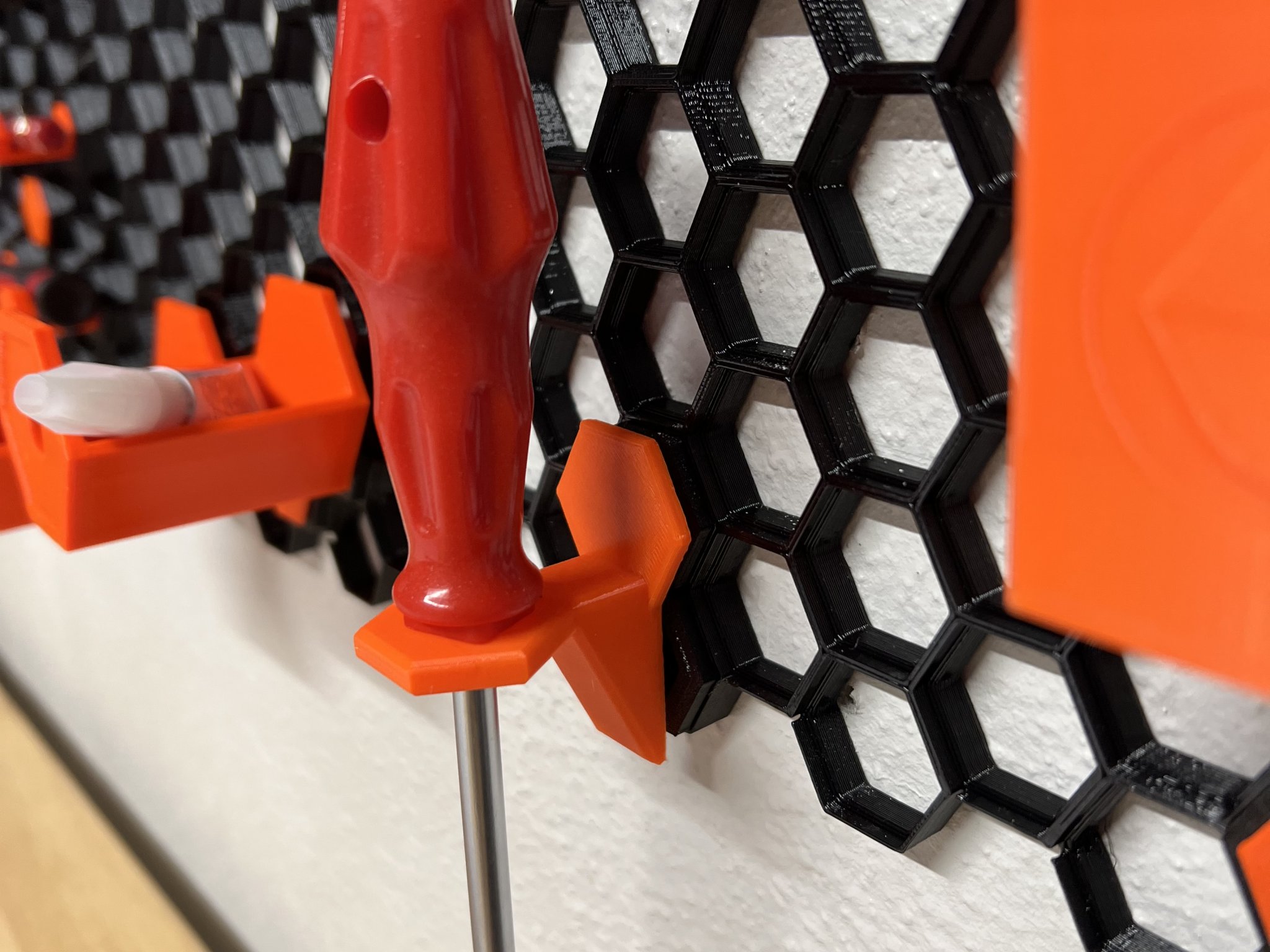 Giá đỡ tua vít đơn dạng lục giác cho kho lưu trữ tổ ong