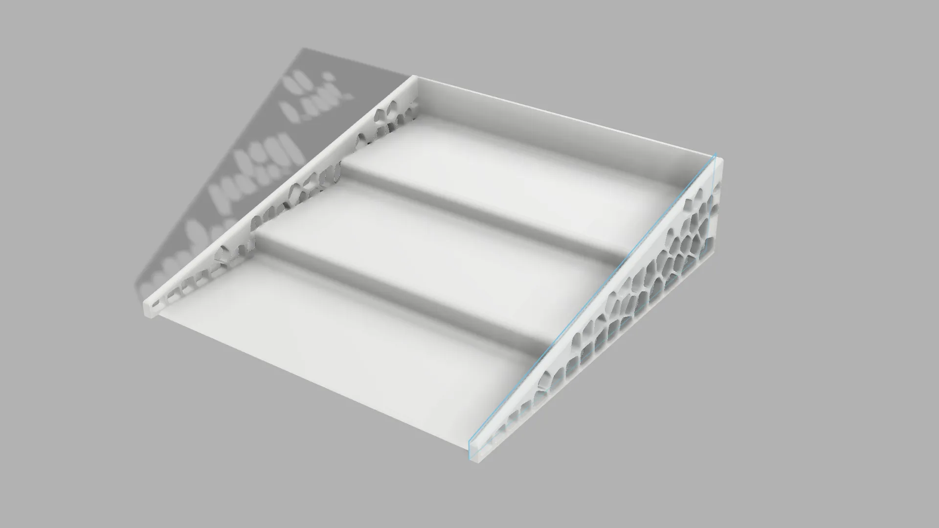 Giá đỡ nước hoa và tổ chức bàn 3 tầng