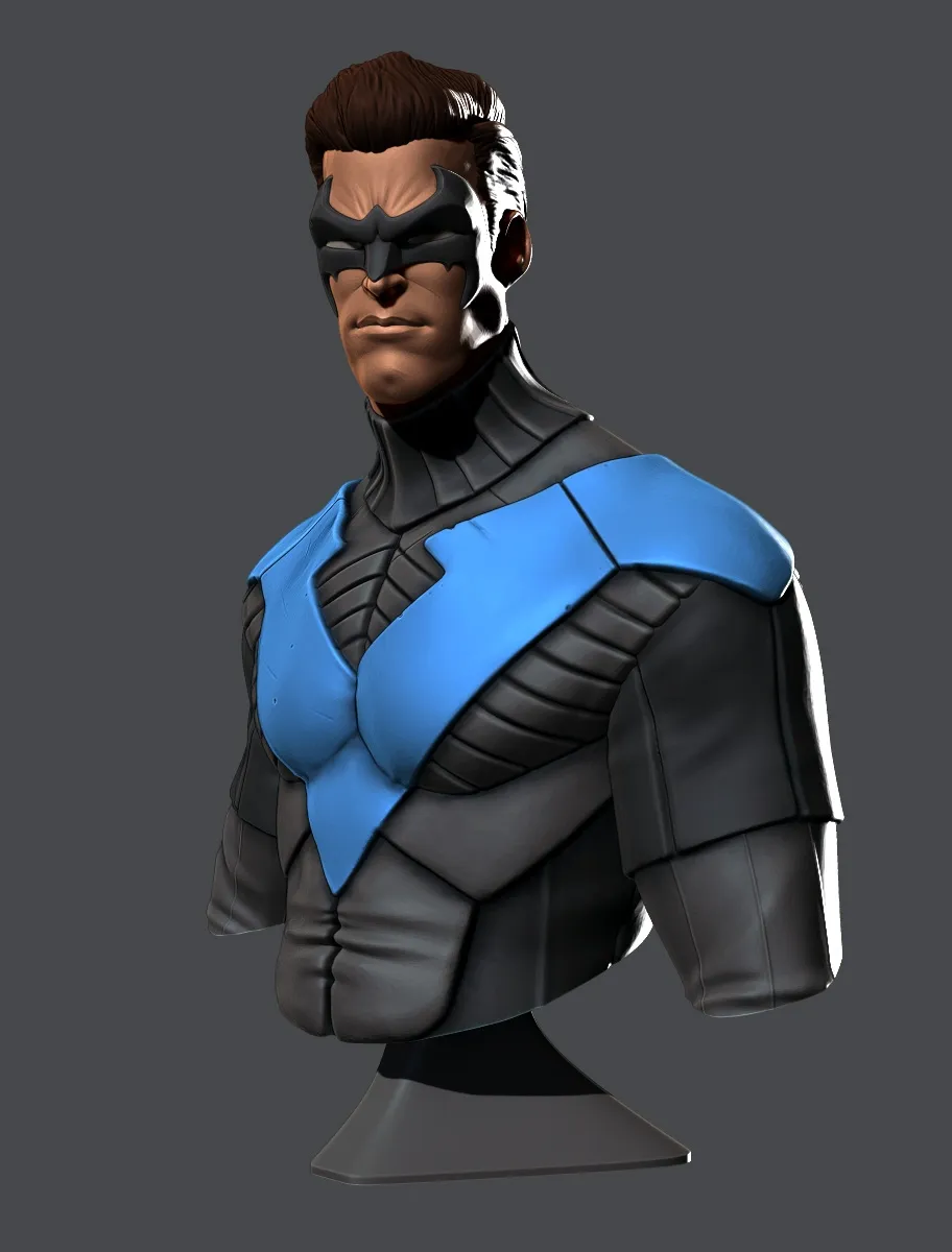 Tượng bán thân Nightwing chi tiết và độc đáo