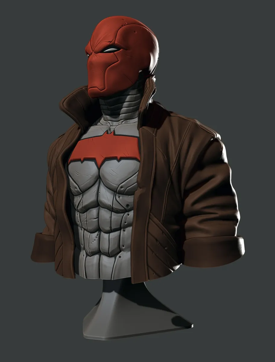 Tượng bán thân nhân vật Red Hood độc đáo