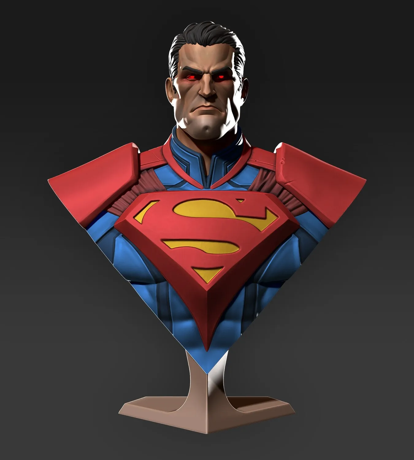 Tượng bán thân Superman từ trò chơi Injustice