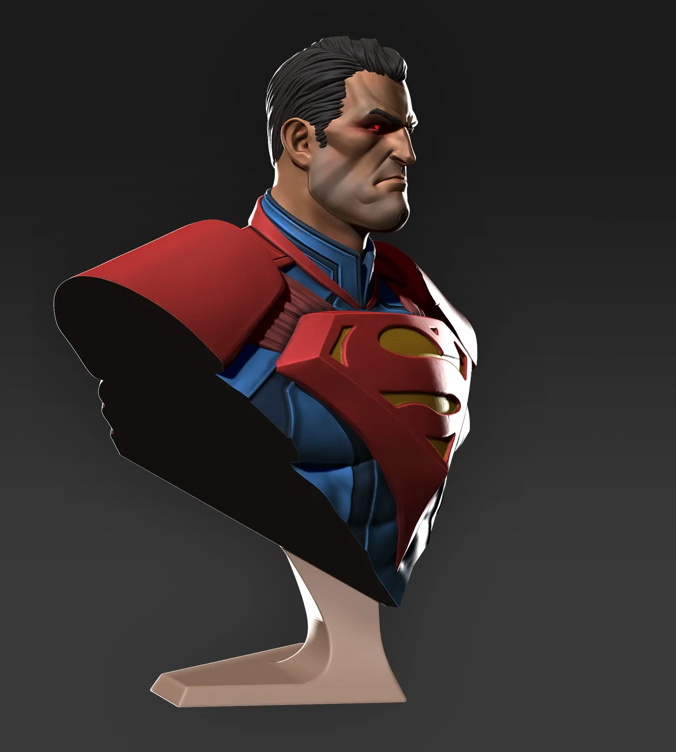 Tượng bán thân Superman từ trò chơi Injustice