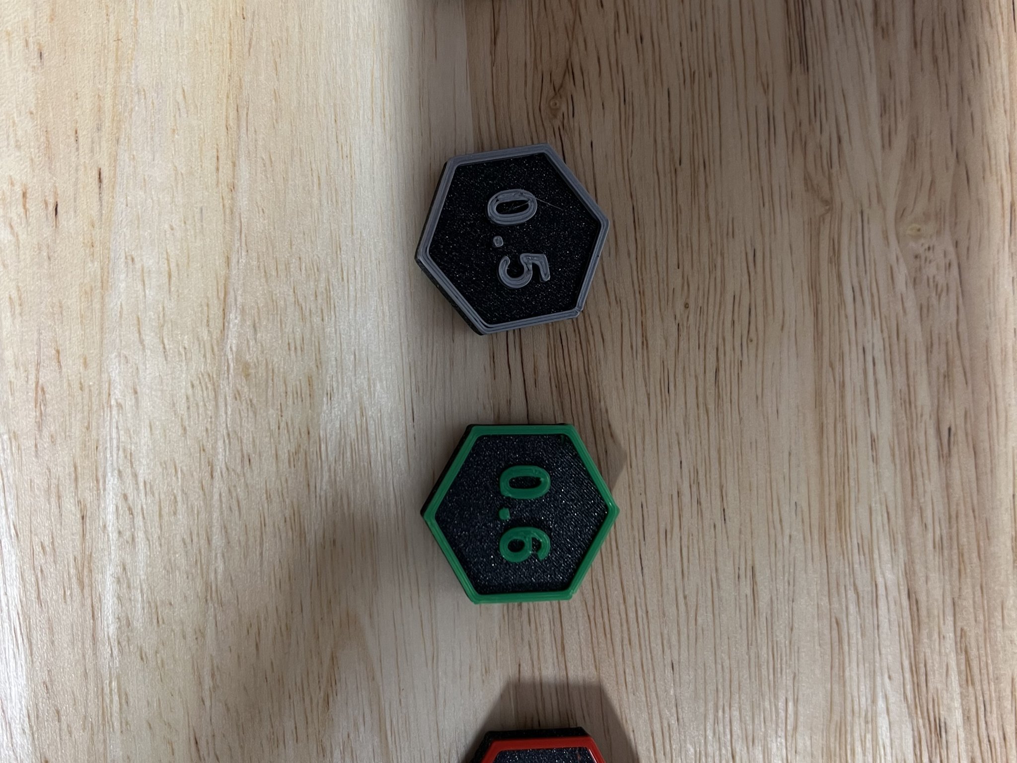 Biểu tượng kích thước vòi phun từ tính hình lục giác