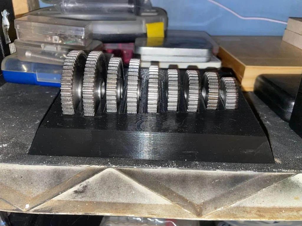 Giá đỡ bánh răng kim loại cho máy tiện 7x14