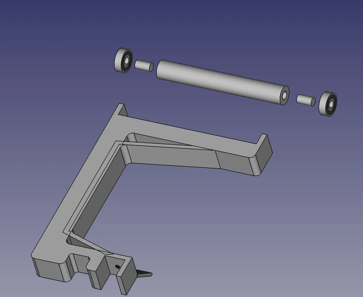 Giá đỡ cuộn filament Ender 3 S1 với cảm biến hết filament