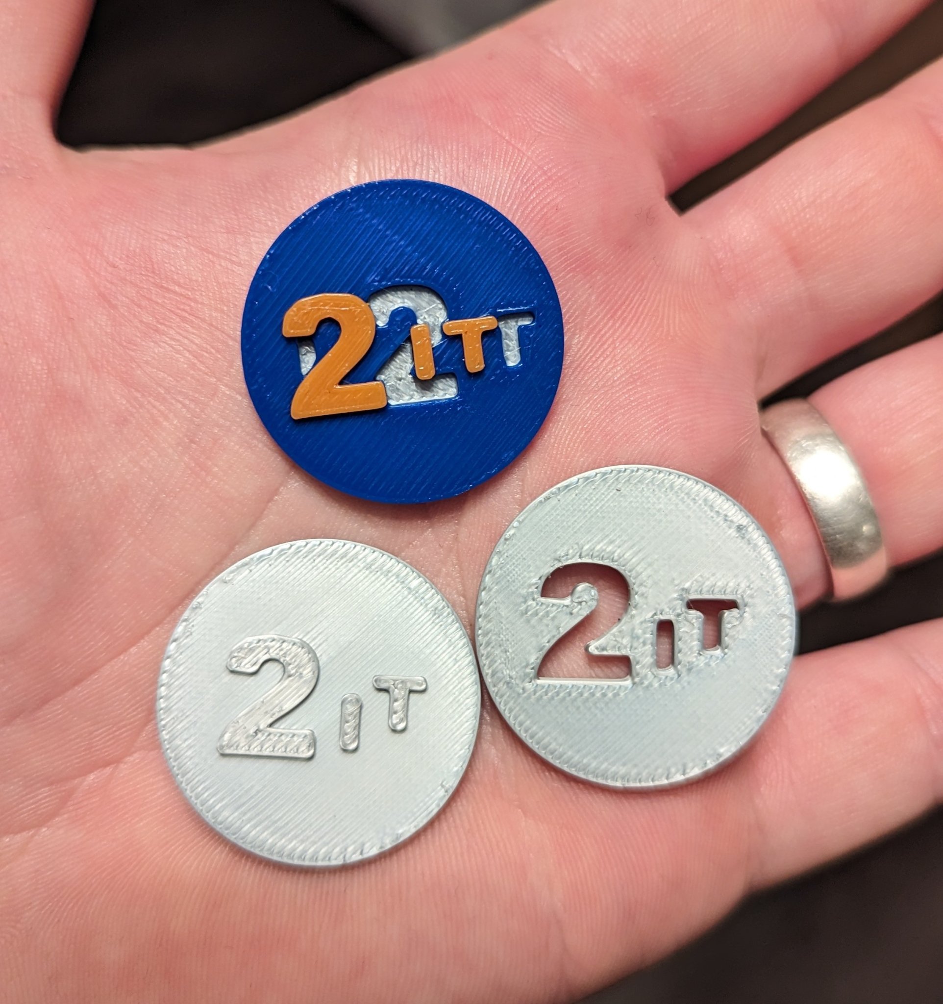 Đồng xu hài hước hình tròn để nhắc nhở