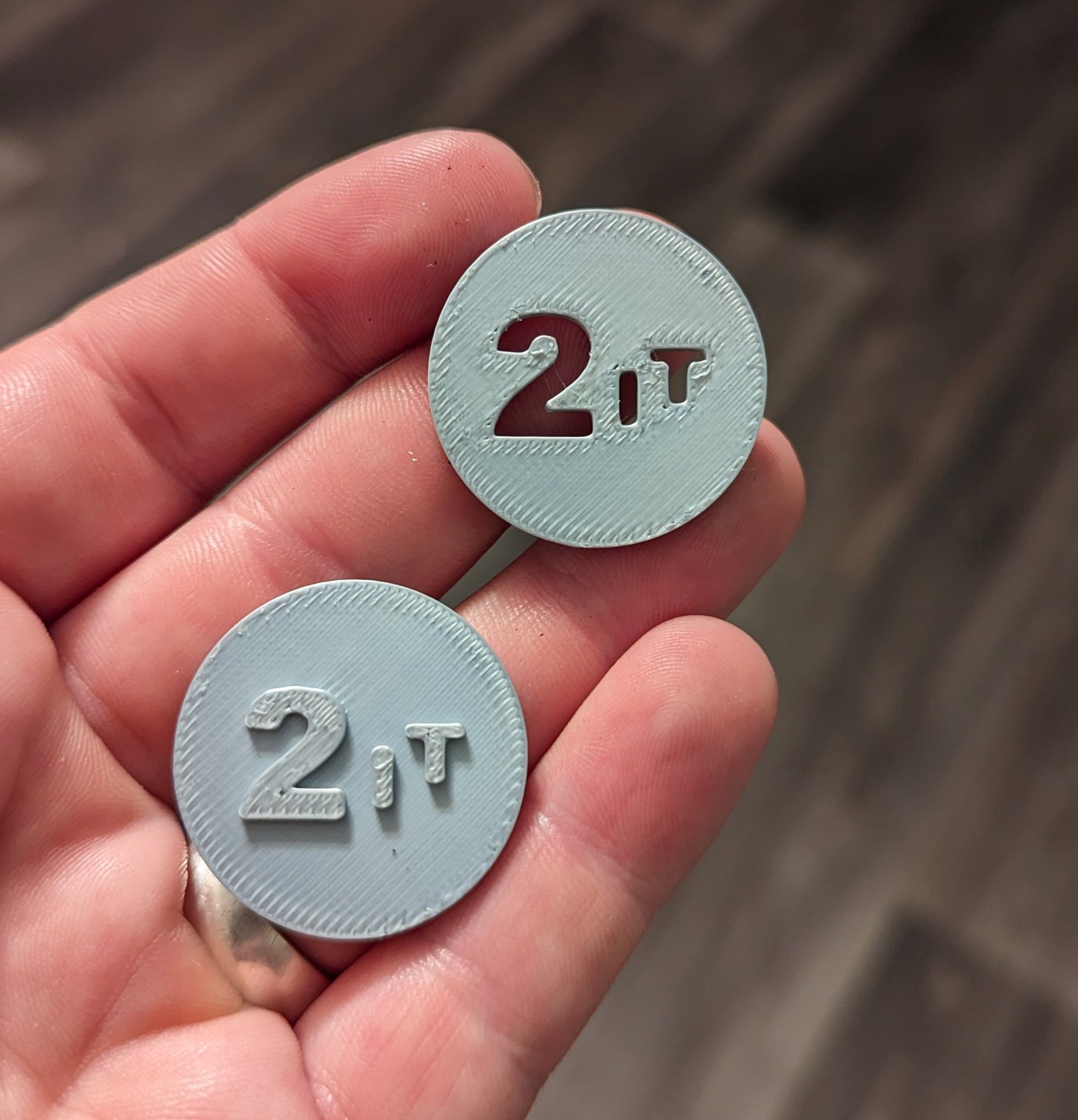 Đồng xu hài hước hình tròn để nhắc nhở