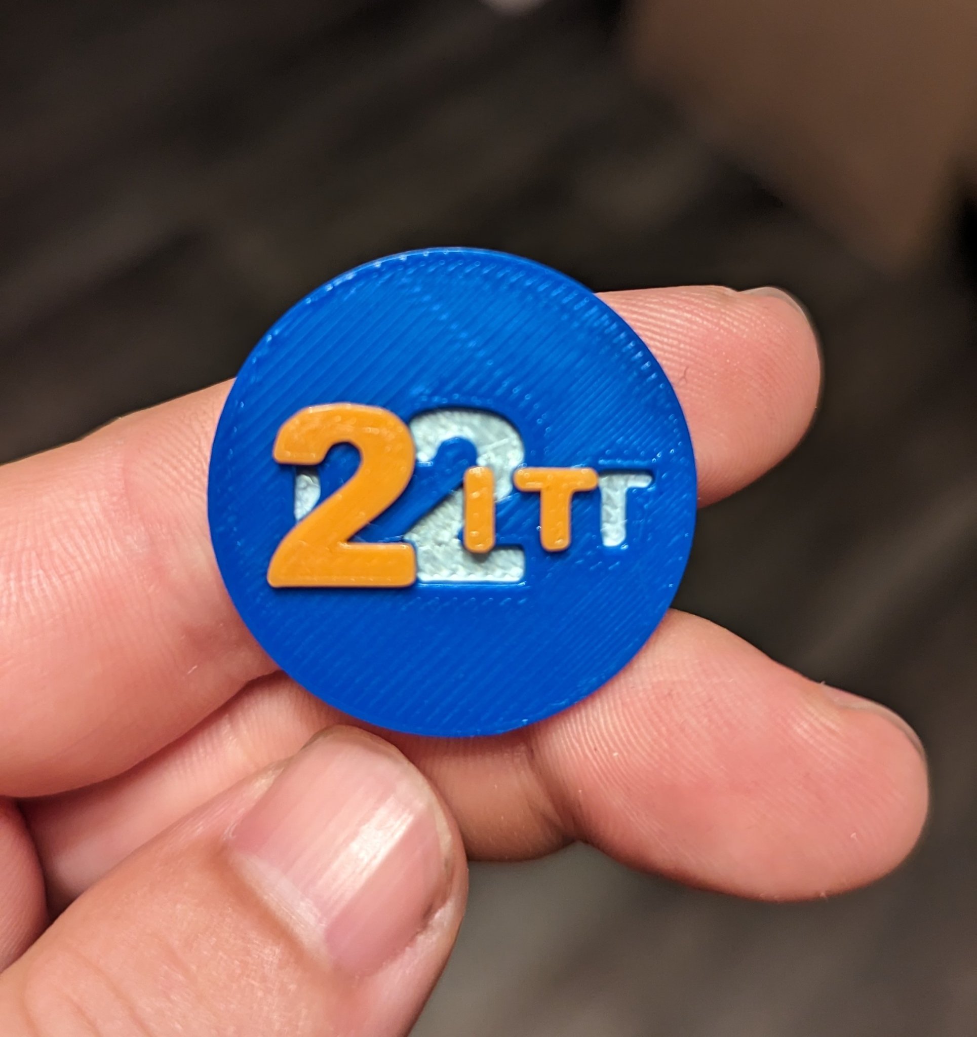 Đồng xu hài hước hình tròn để nhắc nhở