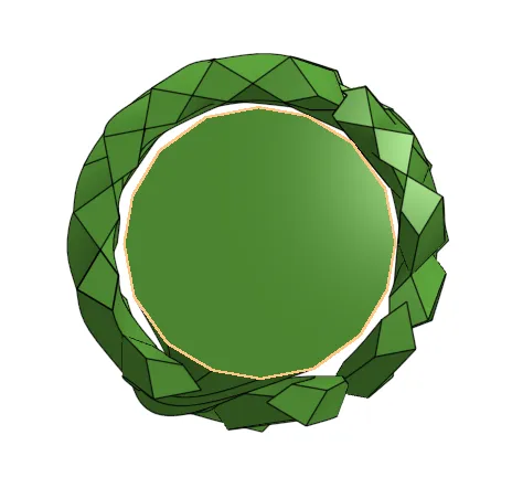 Bàn để ly thấp poly cho không gian bàn