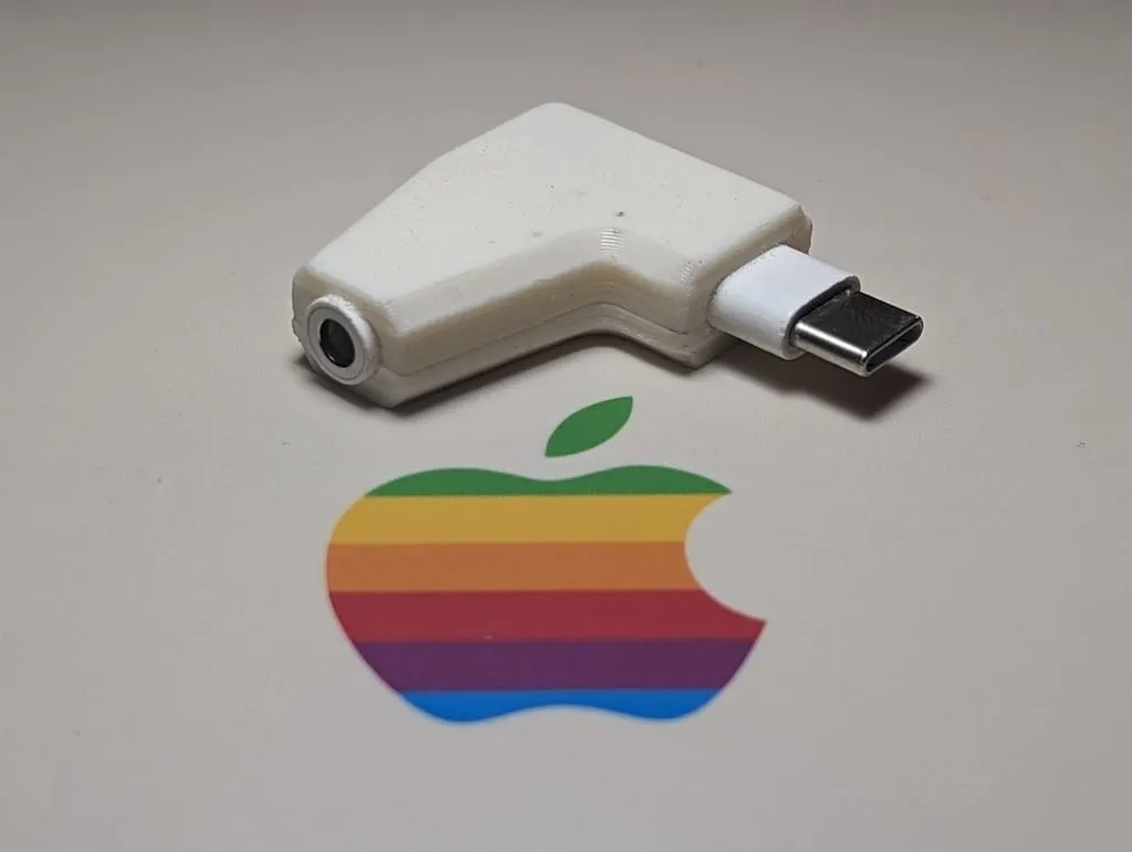 Giá đỡ chống đứt cho dongle Apple 3.5mm sang USB-C