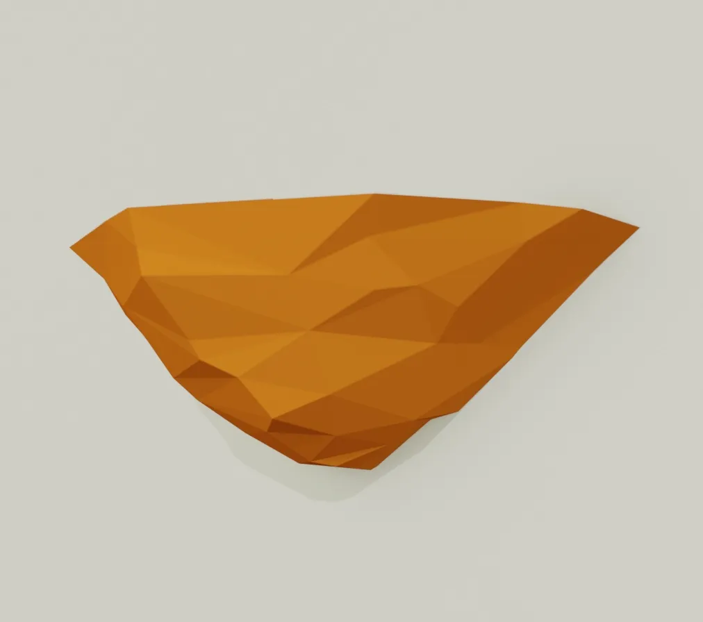 Giá đỡ tường Low-Poly kiểu dáng hiện đại