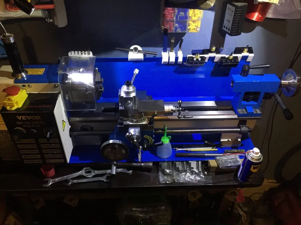 Giá đỡ công cụ cho máy tiện mini 7x14 từ Vevor