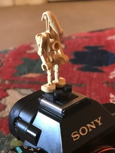 Nắp đậy hot shoe cho máy ảnh hình Lego Minifig