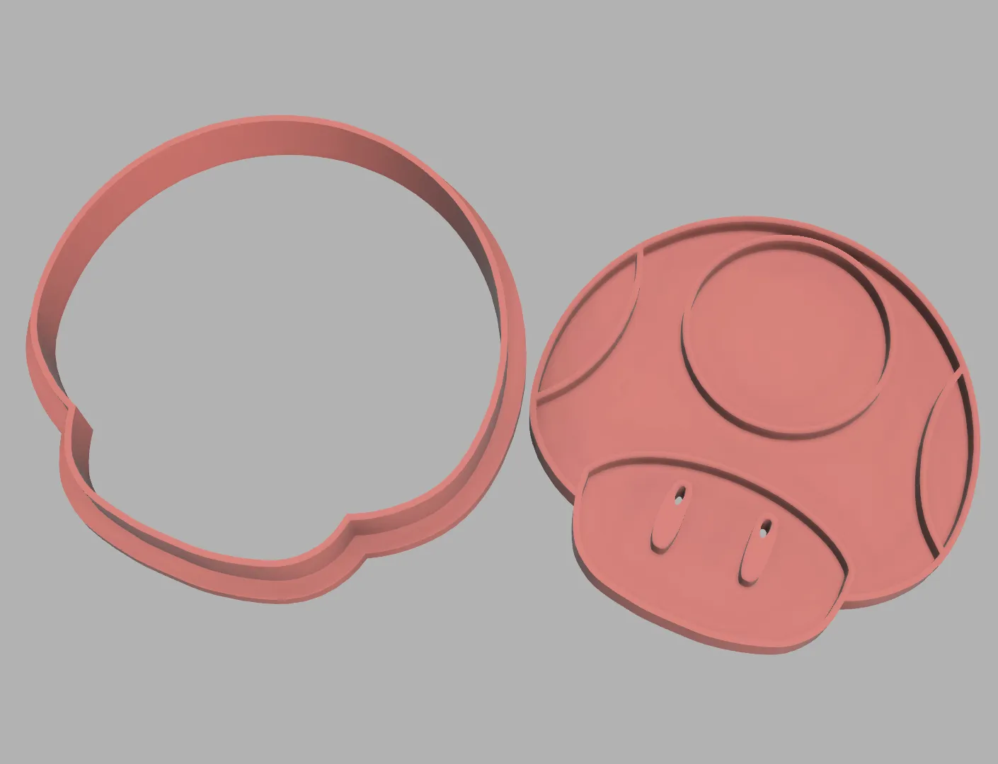 Cutter nấm Mario cho bánh quy