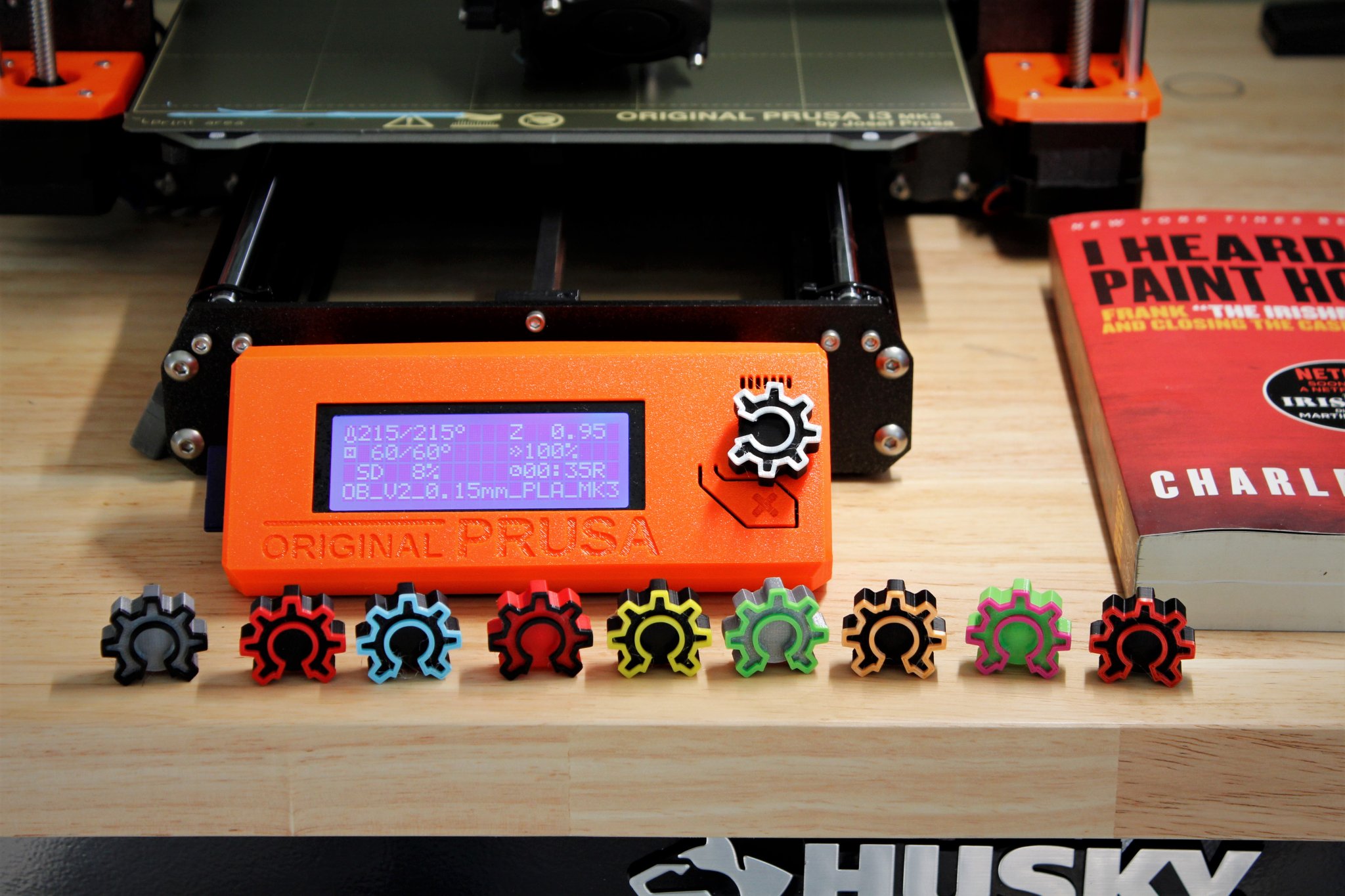 Nút điều chỉnh 2 màu hình biểu tượng Open Hardware