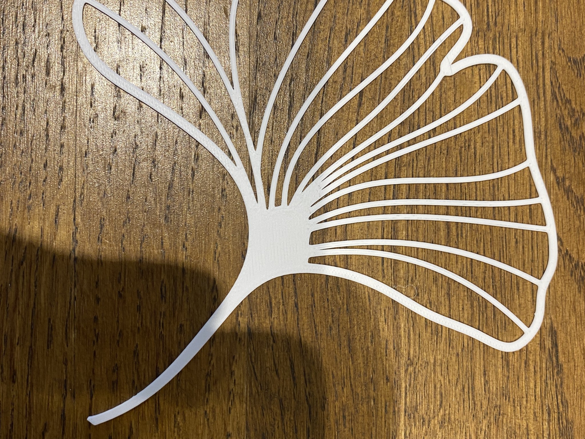 Mẫu stencil lá Ginkgo trang trí nghệ thuật