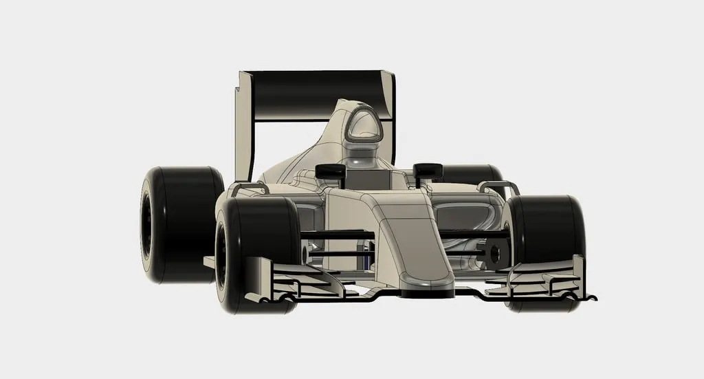 Cánh gió không khí mượt mà cho xe F1 OpenRC của Daniel