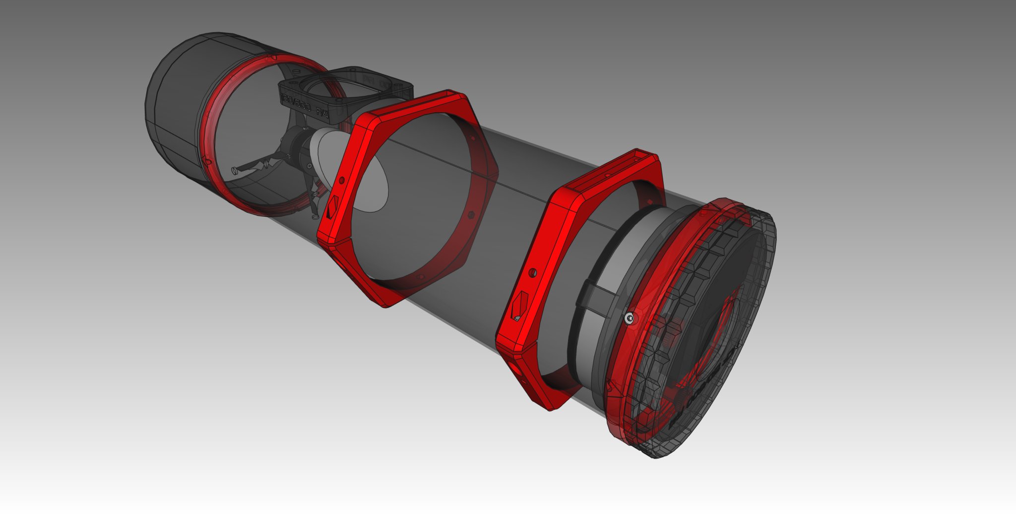 Phụ kiện in cho kính thiên văn Newton 6 inch