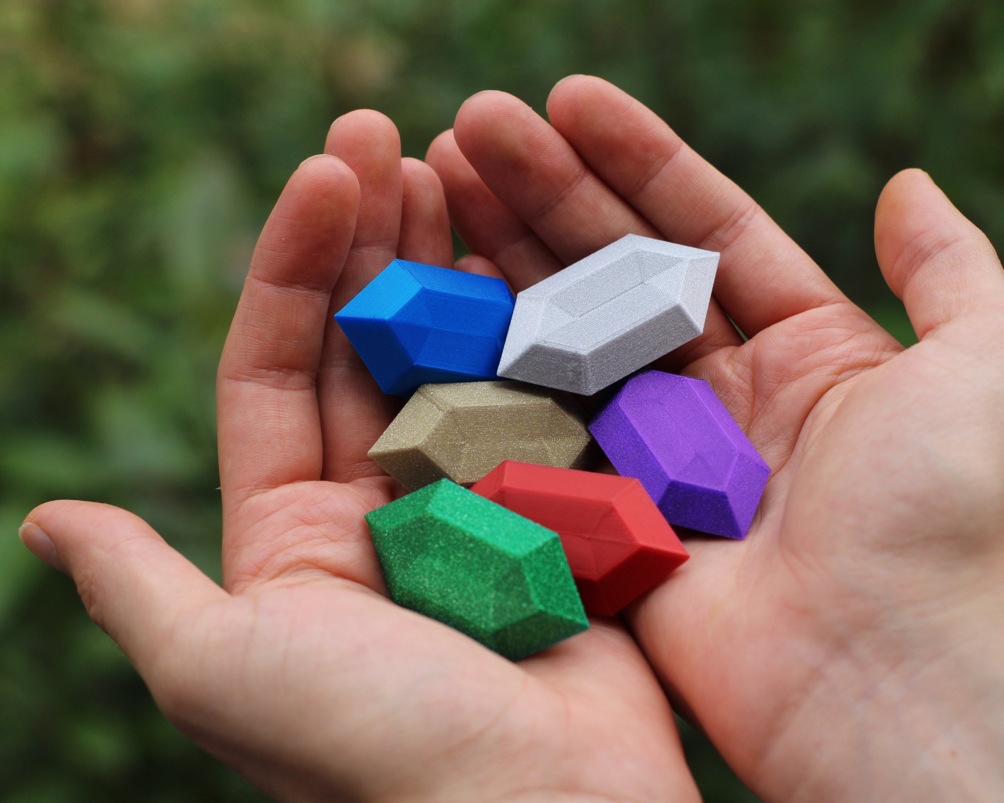 Mô hình rupee đa sắc phong cách Zelda