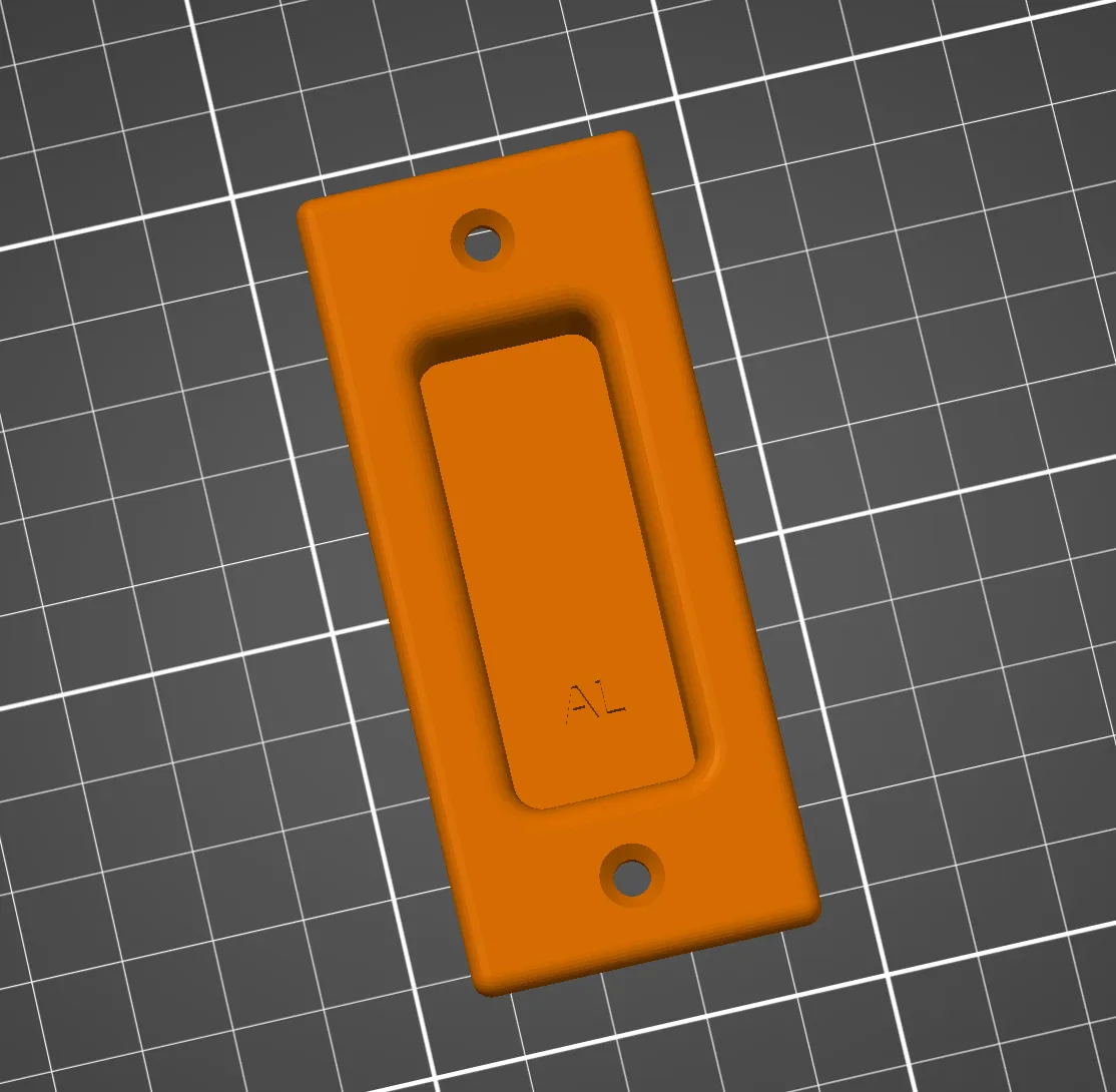 Tay cầm âm tường thay thế cho cửa trượt