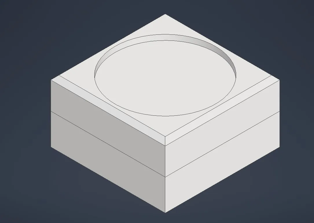 Đế cúp xếp chồng cho bảng tên 1 inch