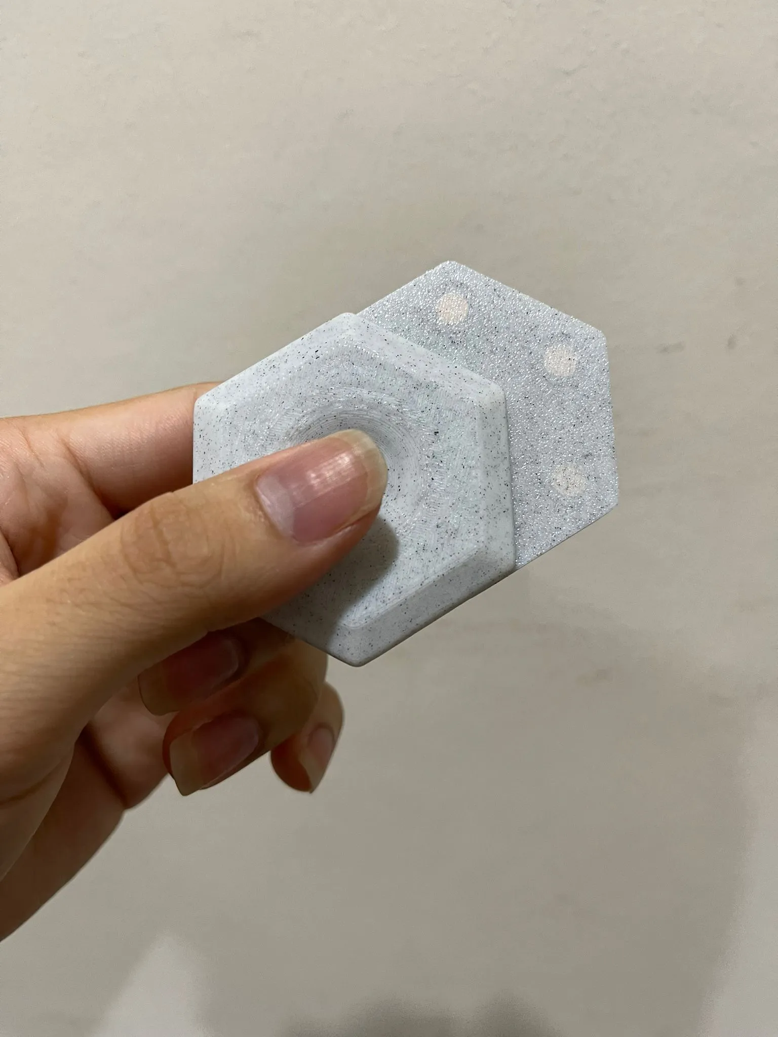 Đồ chơi xếp hình lục giác từ tính với nam châm nhúng