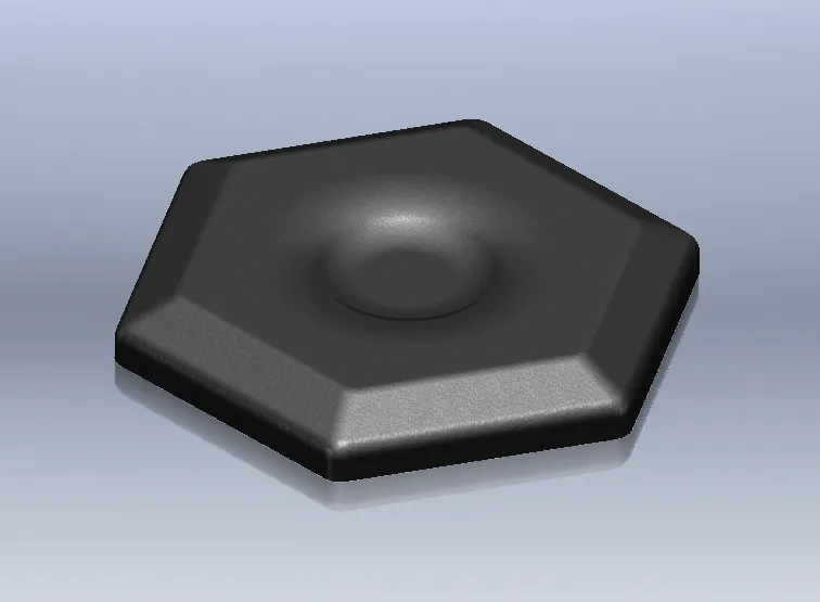 Đồ chơi xếp hình lục giác từ tính với nam châm nhúng