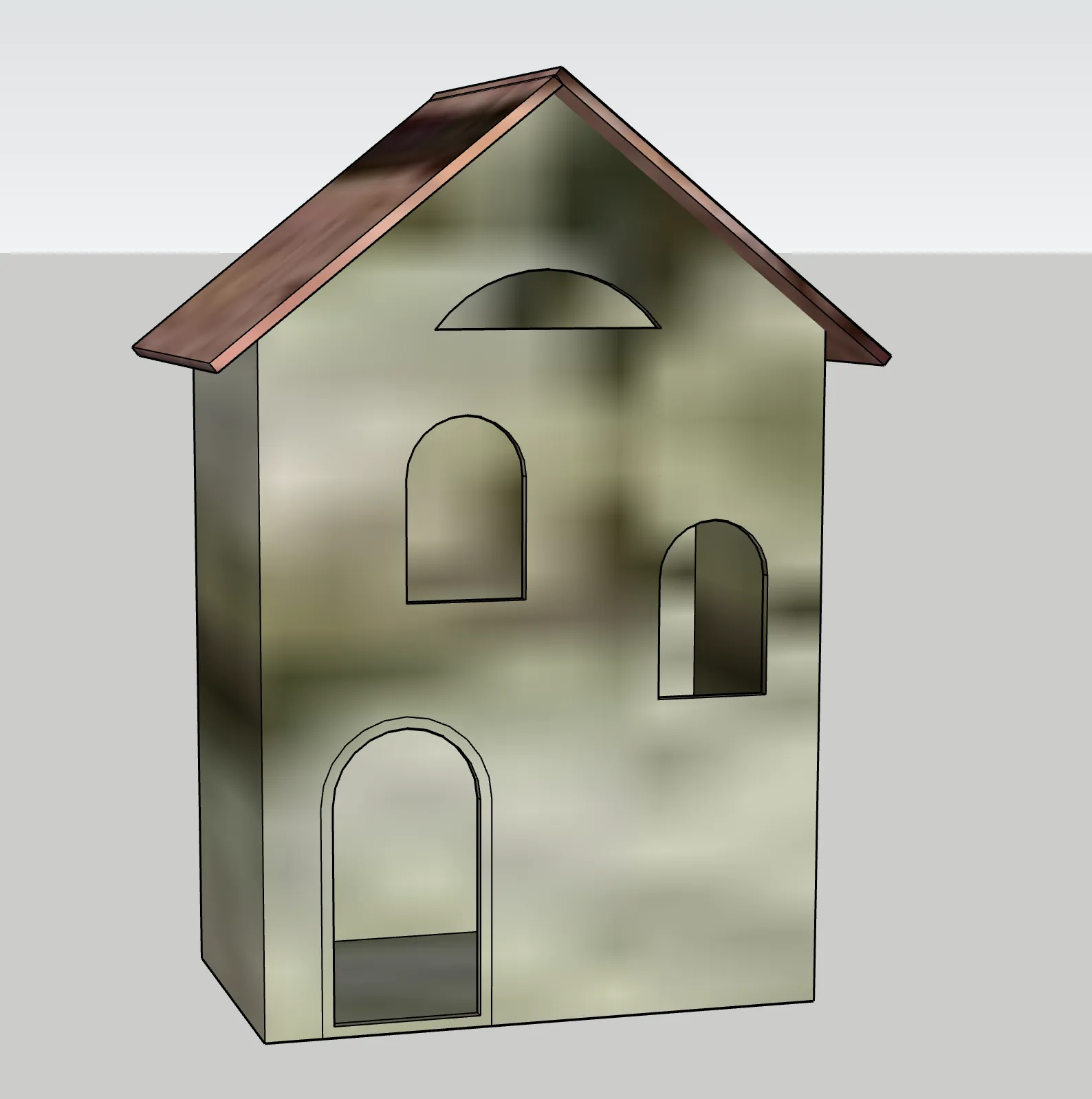 Nhà thờ Giáng sinh GT8 thiết kế bằng SKETCHUP