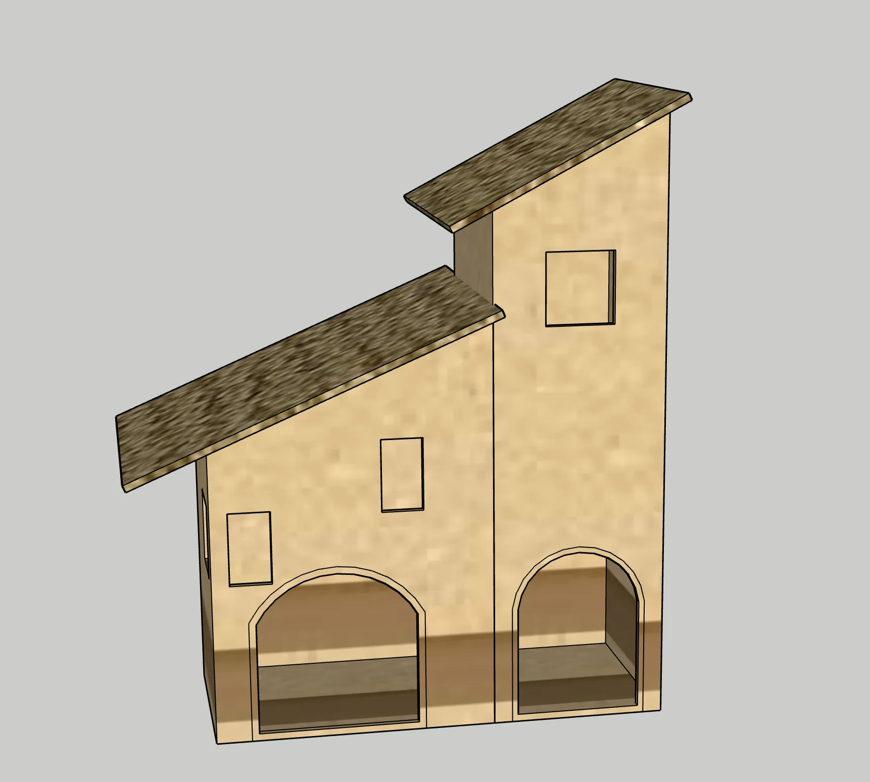 Nhà nguyện mô hình GT7 cho bối cảnh Giáng sinh