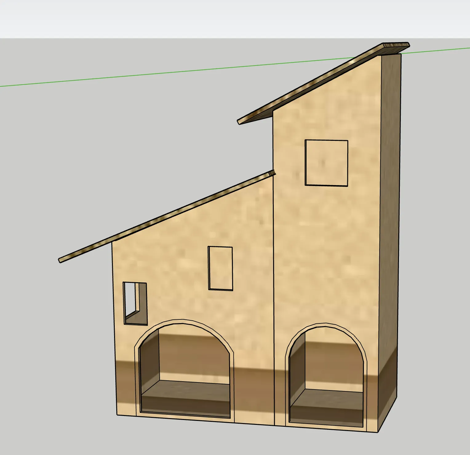 Nhà nguyện mô hình GT7 cho bối cảnh Giáng sinh