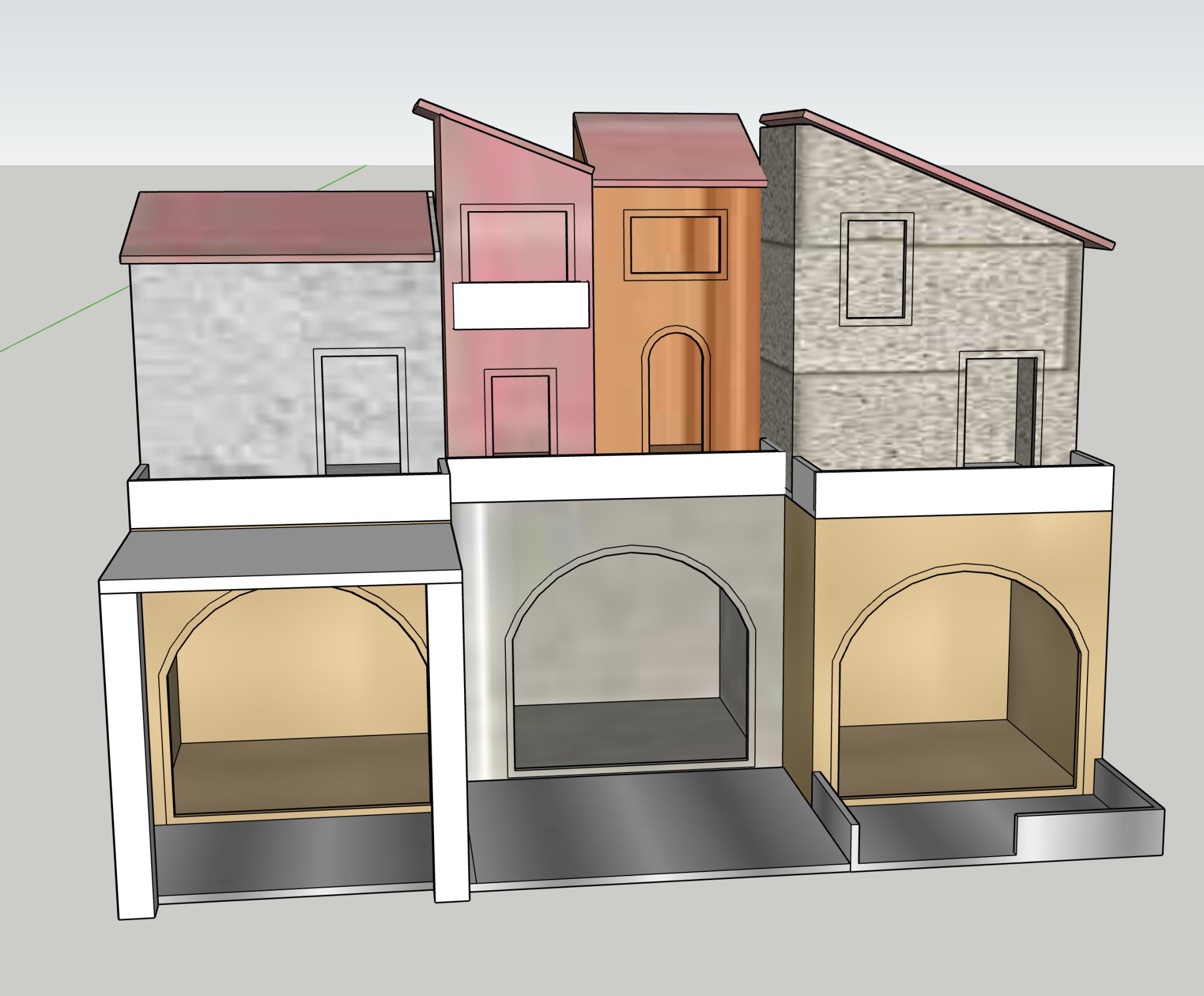 Nhà thờ giáng sinh GT 11 thiết kế bằng SKETCHUP