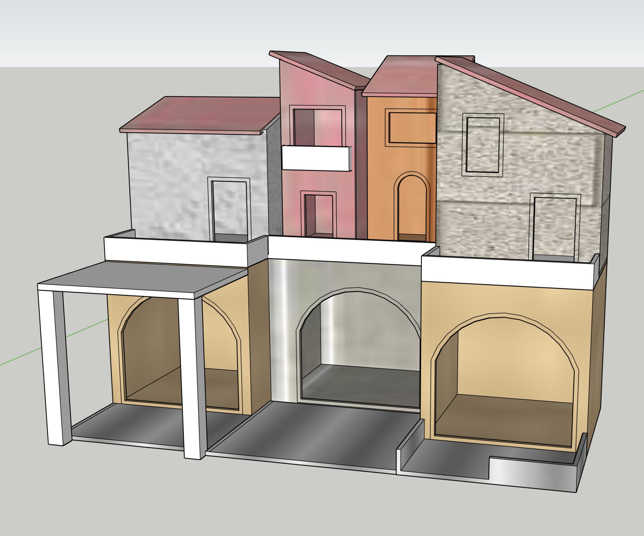 Nhà thờ giáng sinh GT 11 thiết kế bằng SKETCHUP