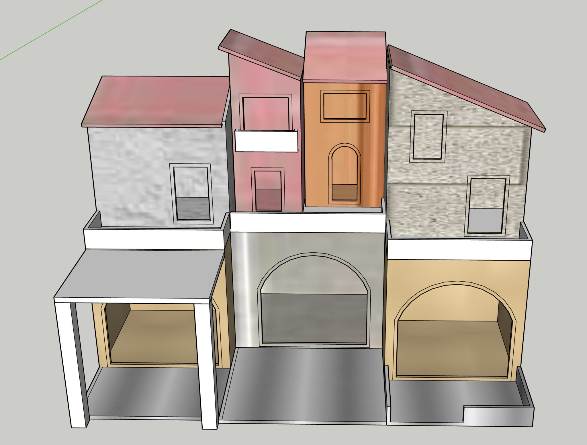 Nhà thờ giáng sinh GT 11 thiết kế bằng SKETCHUP