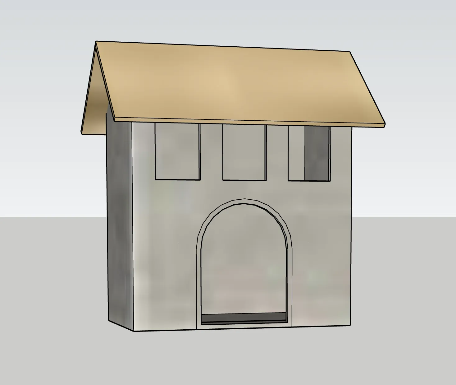 Nhà thờ Giáng sinh GT9 được thiết kế bằng SKETCHUP