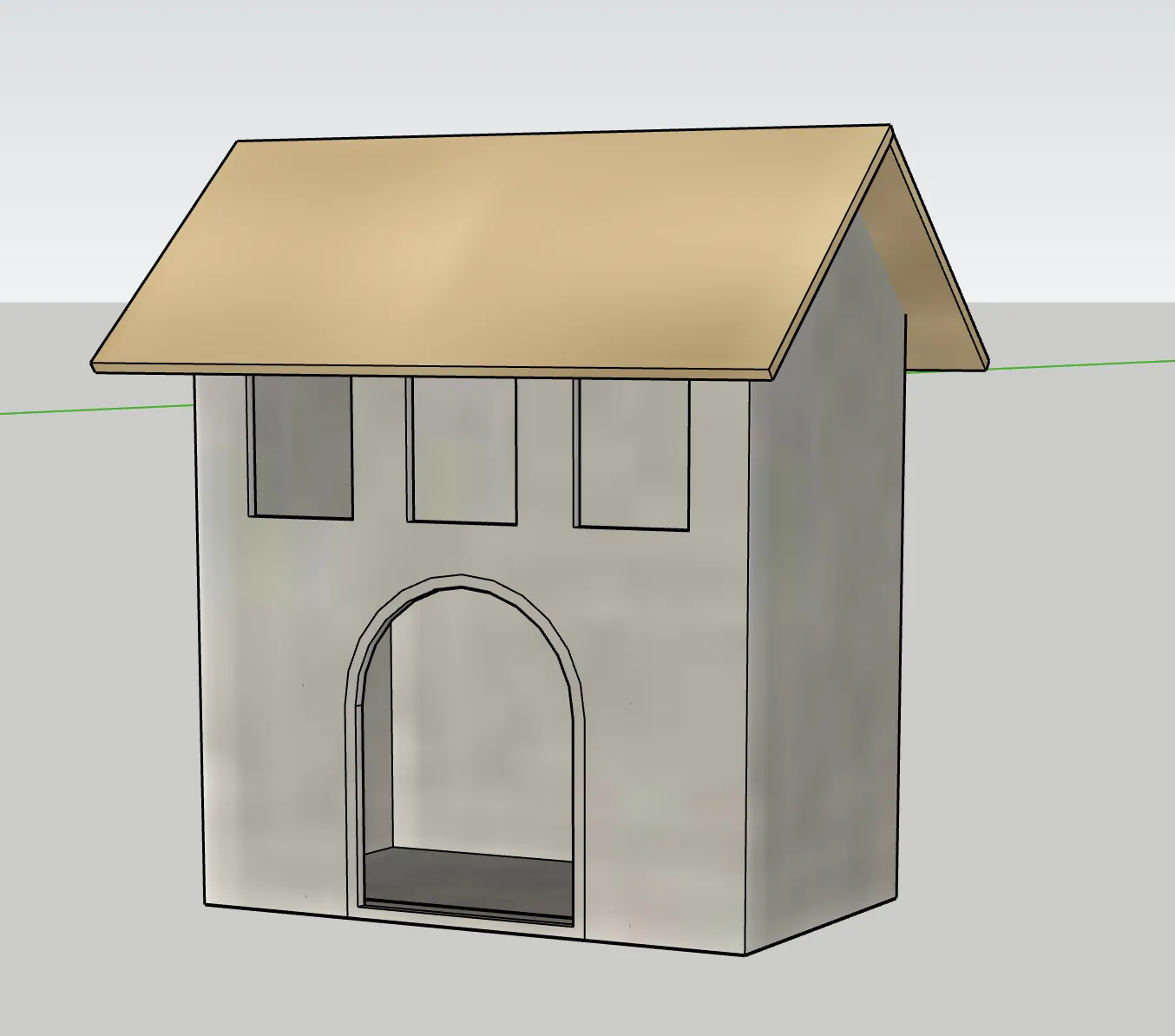 Nhà thờ Giáng sinh GT9 được thiết kế bằng SKETCHUP