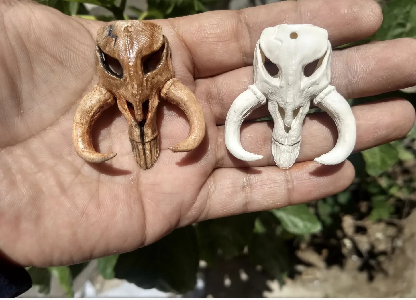 *Đầu lâu Mandalorian mini phong cách Star Wars*