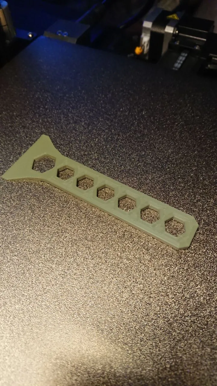 Công cụ cạo PEI Bed nhỏ gọn hình lục giác