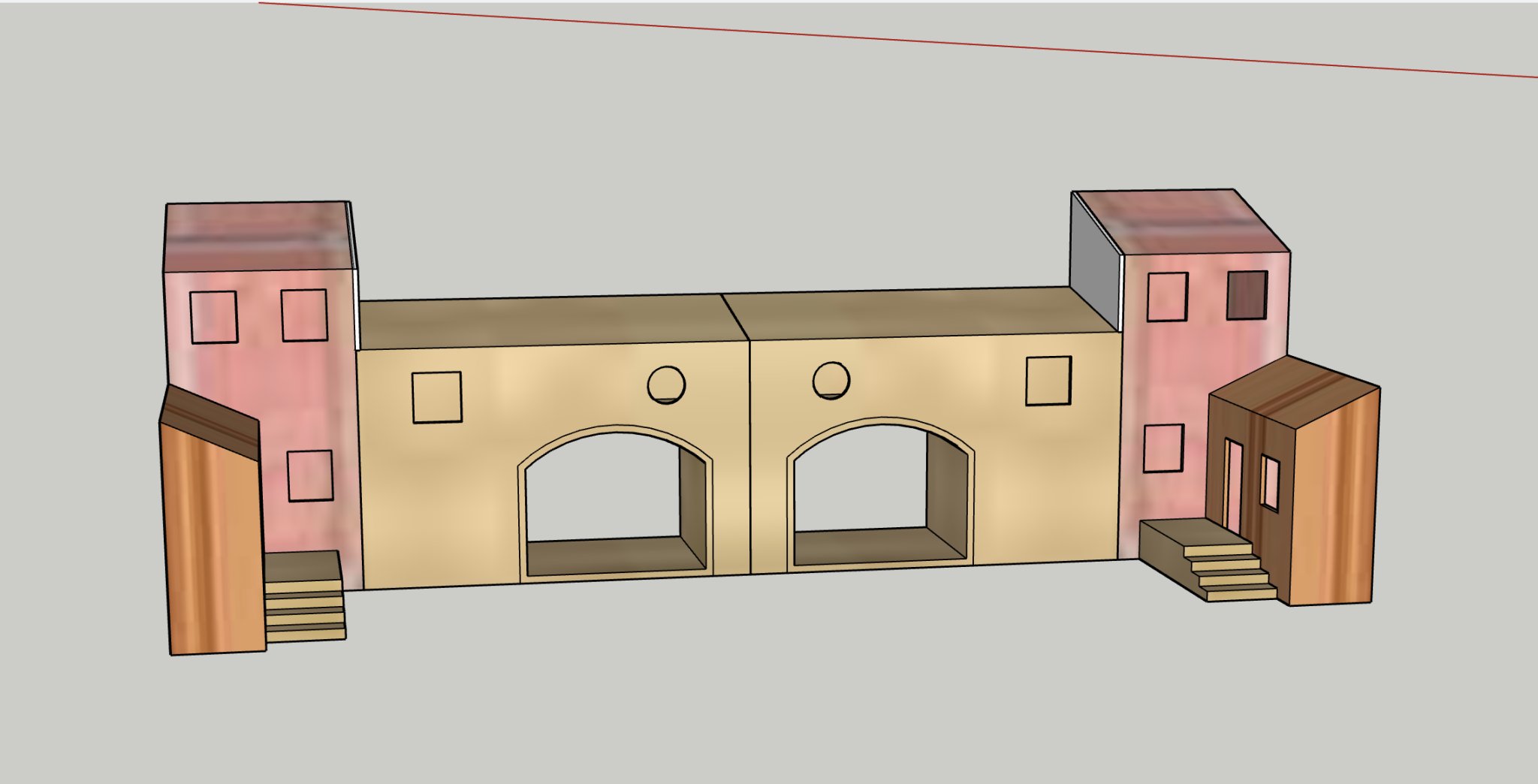 Nhà búp bê cho mô hình giáng sinh GT1