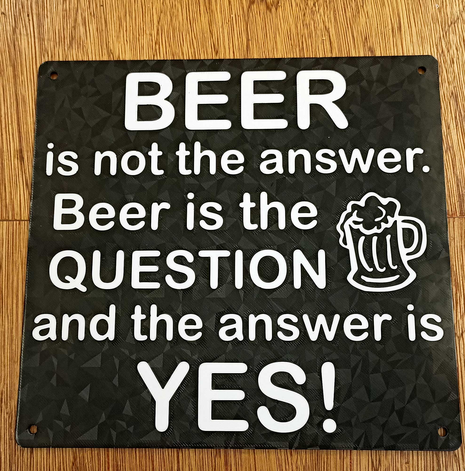 Biển báo hài hước - "BIA không phải là câu trả lời..." thiế...