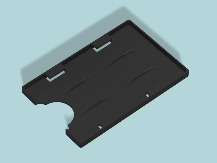 Giá đỡ thẻ truy cập gắn Velcro cho ví