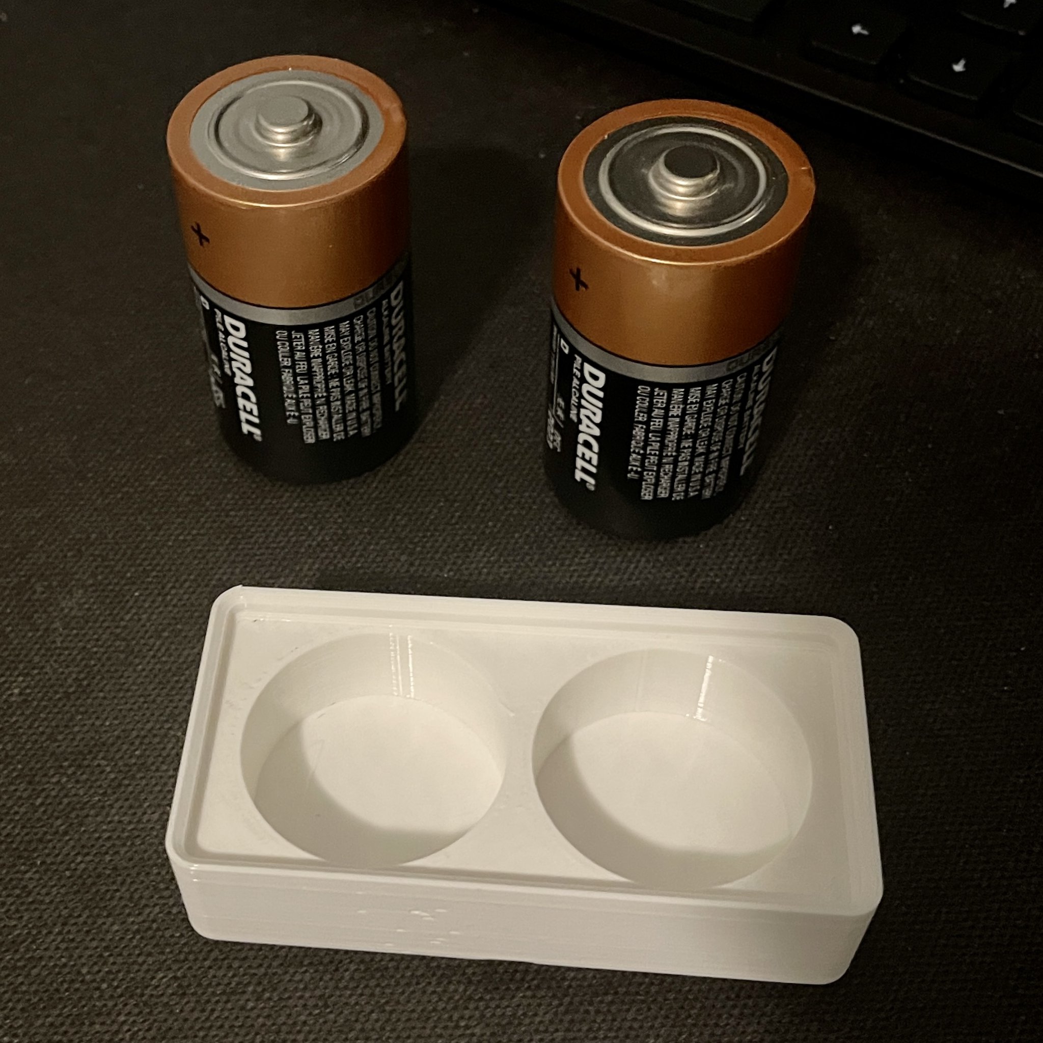 Khối pin D 1x2 phù hợp với Gridfinity