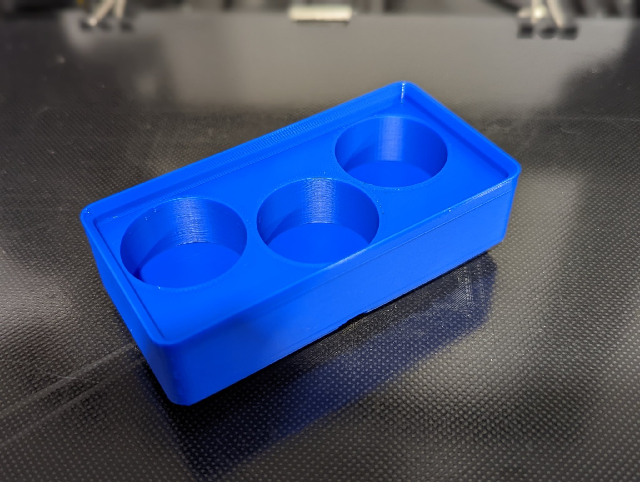 Khối pin C Gridfinity 1x2 cho 3 pin LR14