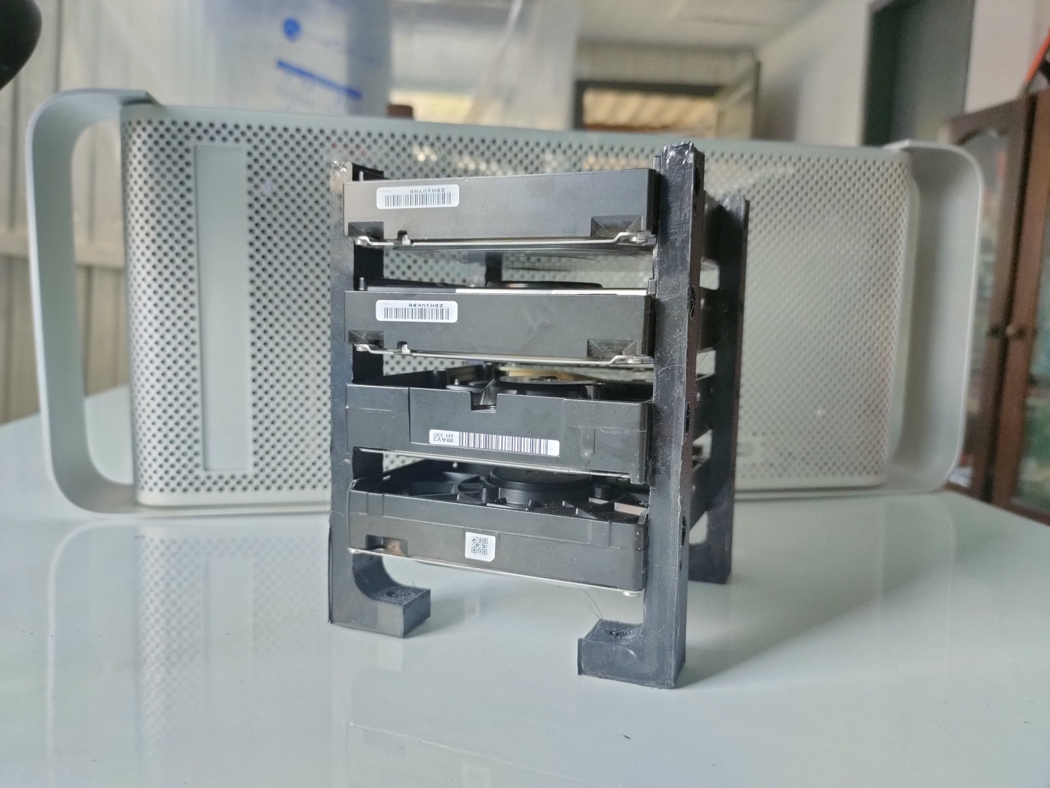 Giá đỡ lưu trữ 4 ổ cứng 3.5" cho PowerMac G5 ATX