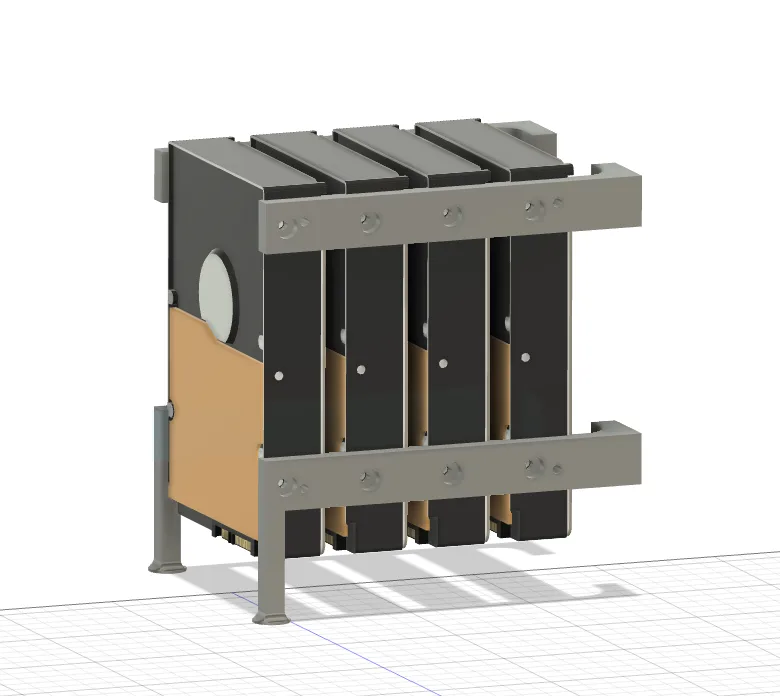 Giá đỡ lưu trữ 4 ổ cứng 3.5" cho PowerMac G5 ATX