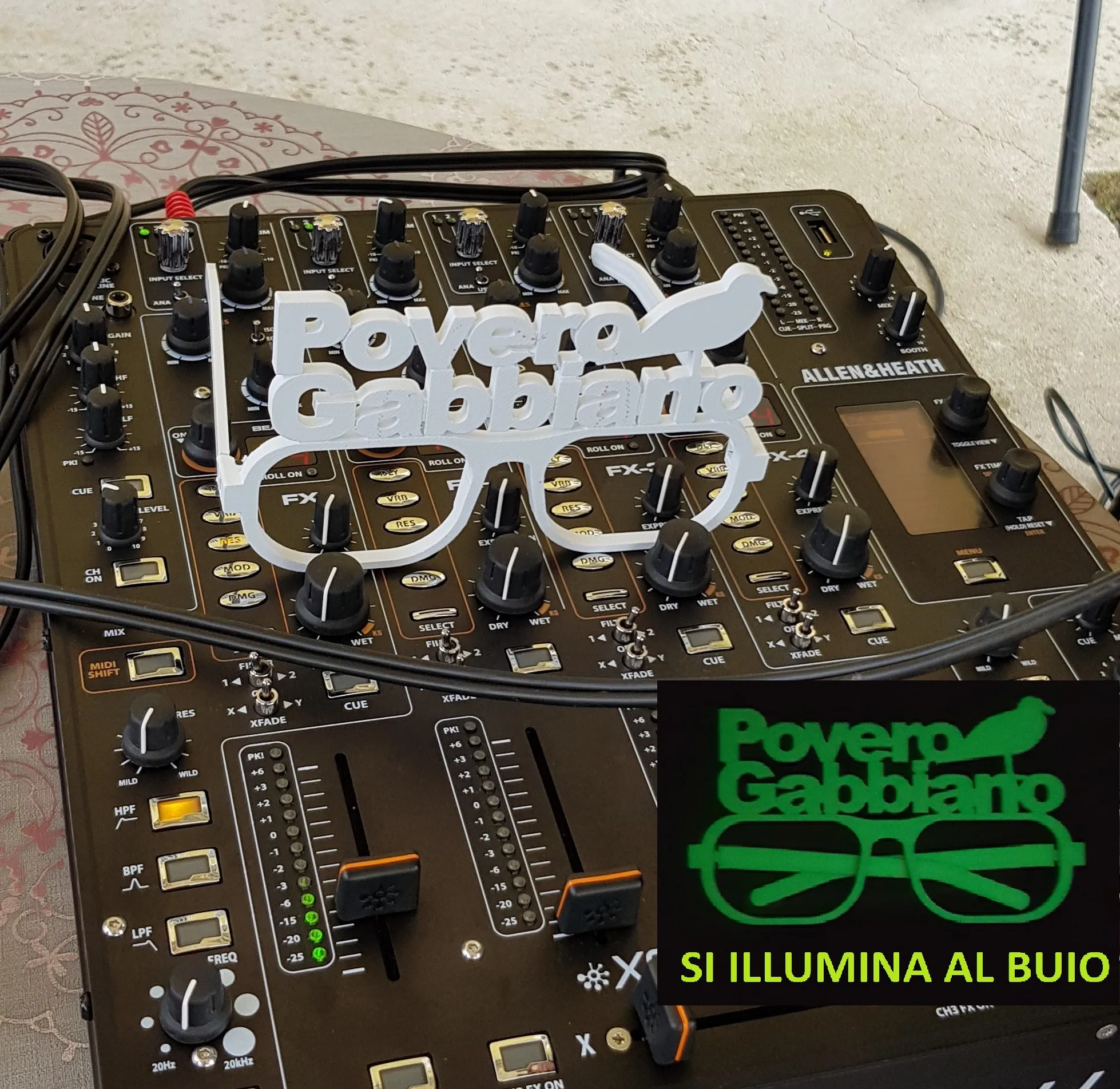 Kính Gabbiano Occhiali cho tiệc tùng và disco