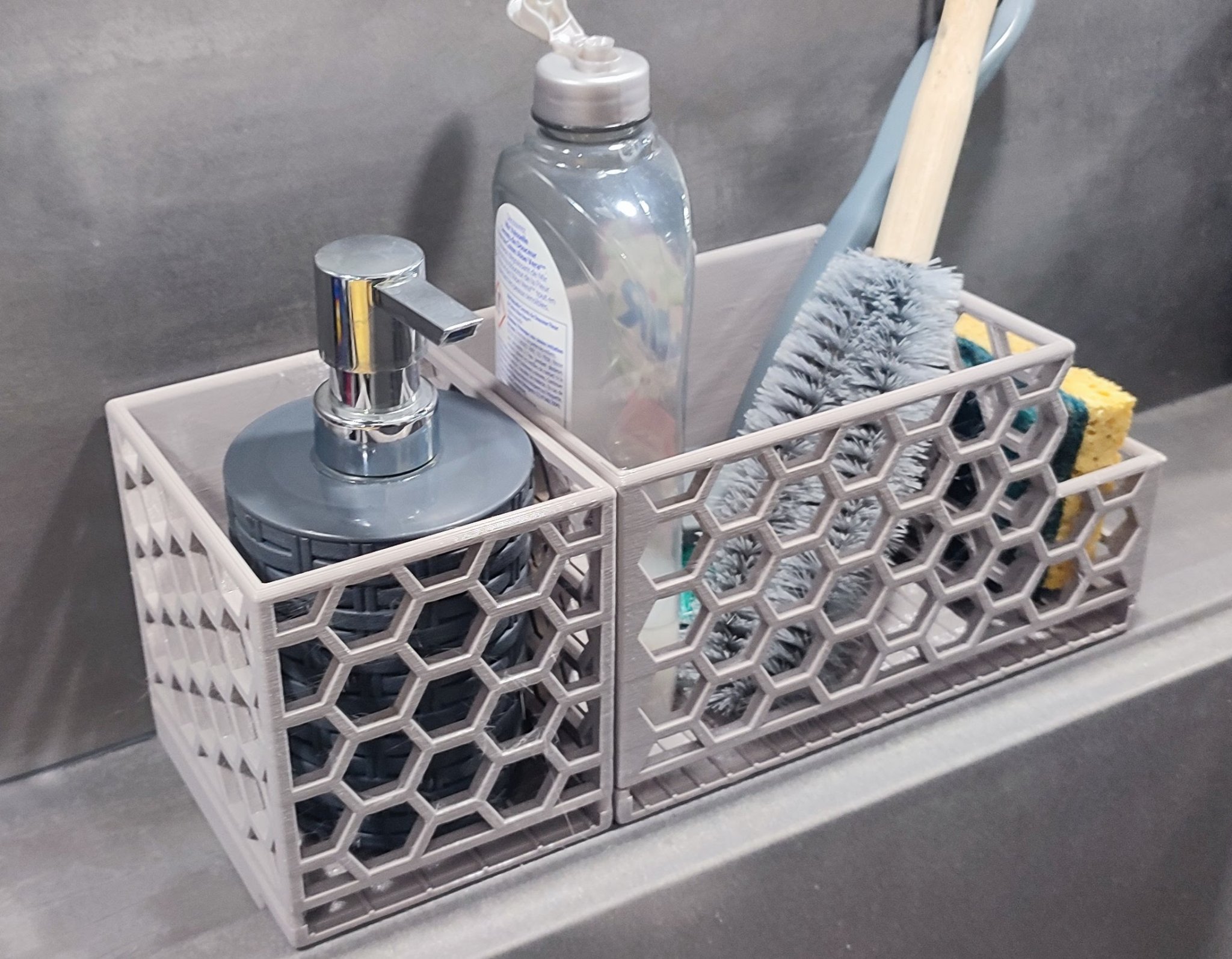 Giá để chén bát và tổ chức bếp tiện lợi