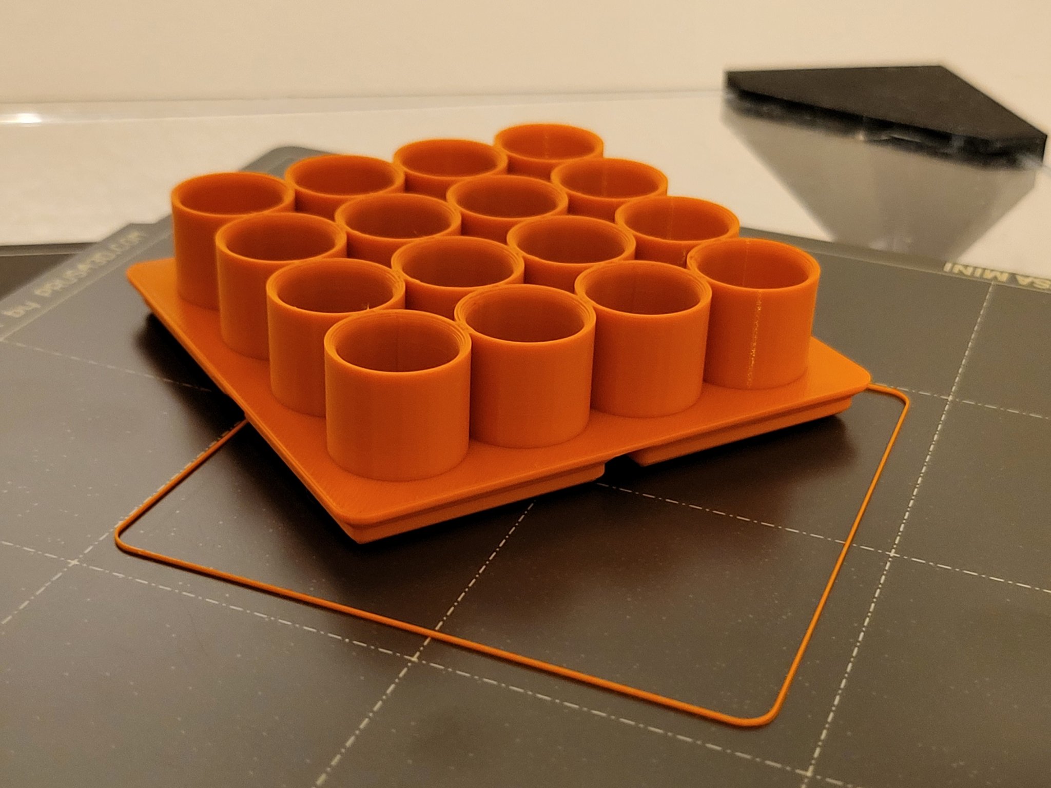 Giá đỡ pin AA kiểu thấp Gridfinity 16AA