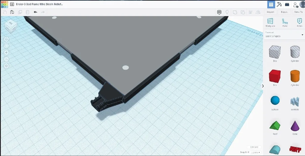 Khung giường Ender-3 cho kính với dây dẫn và hướng dẫn lò xo