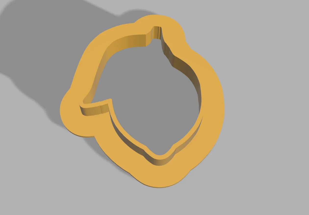 Dụng cụ cắt bánh quy hình chanh 2" có lá